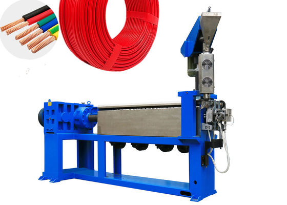 Máquina del extrusor del cable 60KW, línea de la máquina de la protuberancia de cable del PVC
